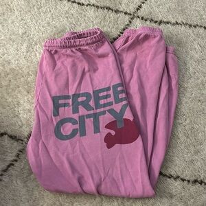 Free City Pink SweatPants